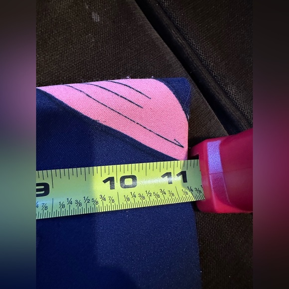 Julian Taylor Blue Floral Dress Cut Out Bow & Back Gold Zipper In Back SZ 12 - Picture 13 of 13